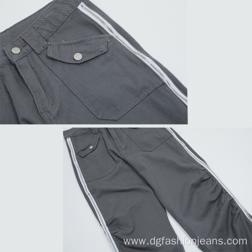 Men's Cargo Pants Blended Polyester Multi Pockets